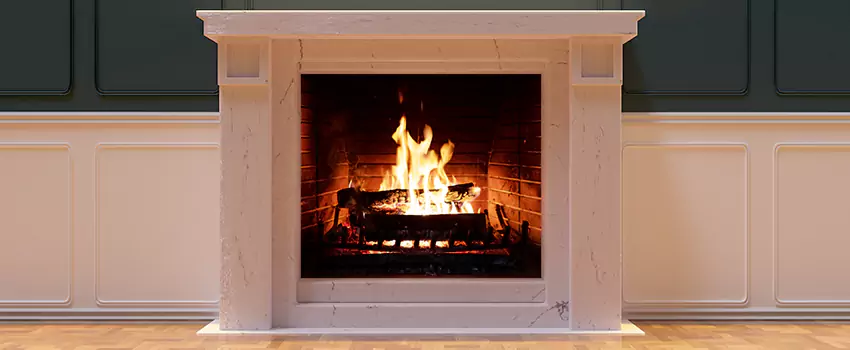 Decorative Electric Fireplace Installation in Pearland, Texas