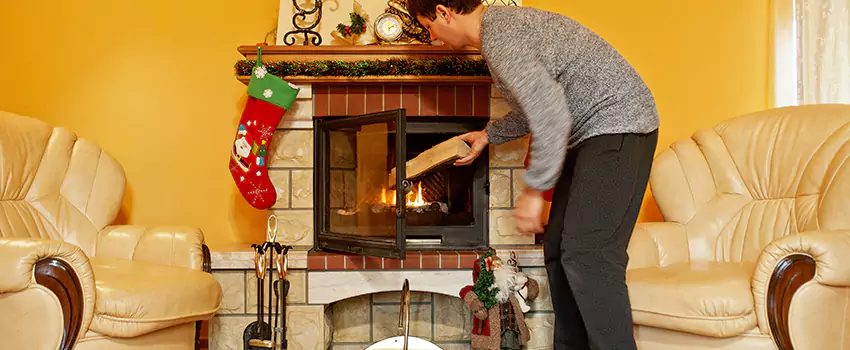 Gas to Wood-Burning Fireplace Conversion Services in Pearland, Texas