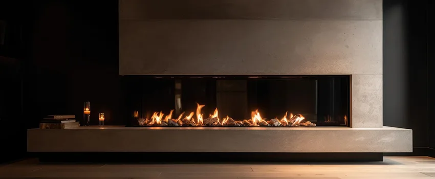 Gas Fireplace Ember Bed Design Services in Pearland, Texas