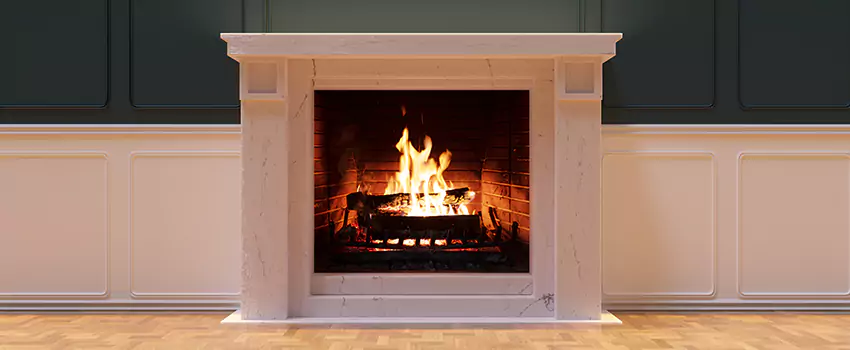 Open Flame Wood-Burning Fireplace Installation Services in Pearland, Texas