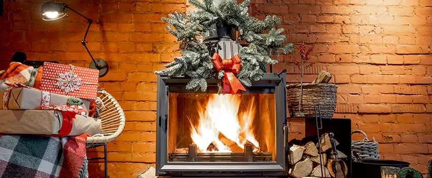Travis Industries Linear Gas Fireplace Installation in Pearland, Texas
