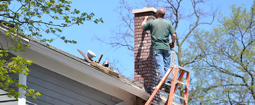 Vinyl and PVC Chimney Flashing Installation in Pearland, TX