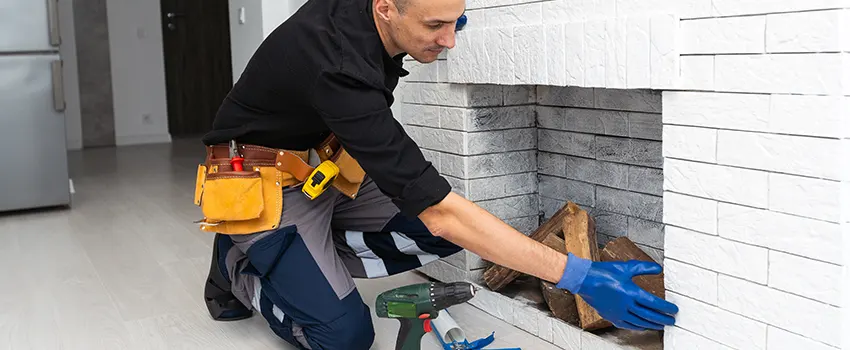 Fireplace Damaged Damper Frame Repair Services in Pearland, Texas