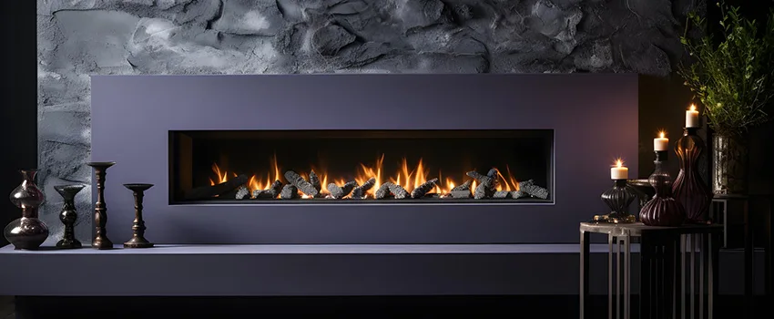 Ember Bed for Ventless Gas Fireplace in Pearland, TX